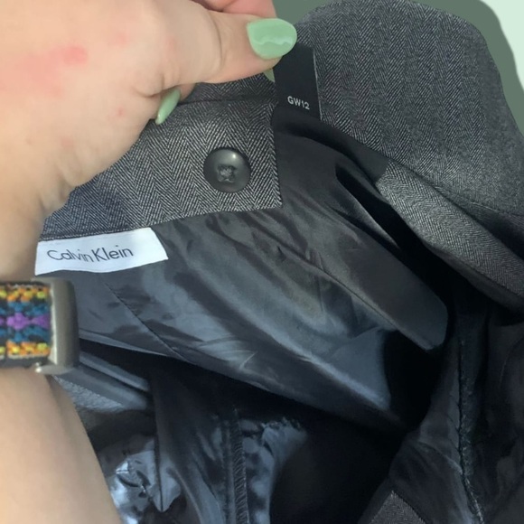 Calvin Klein Men's 2-in-1 Long Dress Jacket w/ Removable Inner Lining, Size 46R - Picture 6 of 11